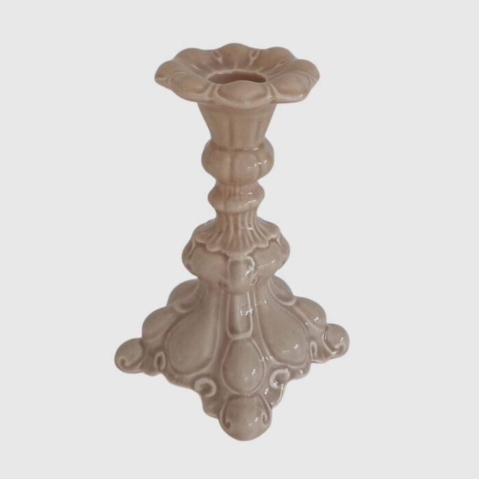 Barock Ljusstake Greige