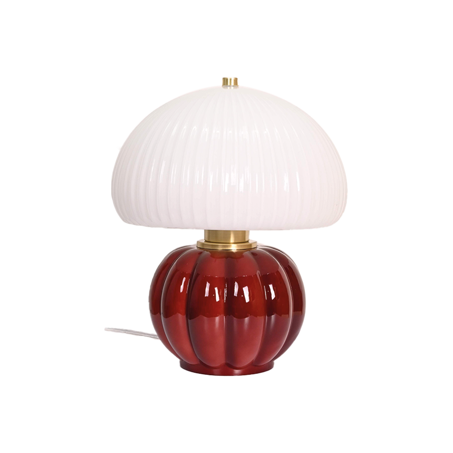 Madeleine bordslampa Burgundy