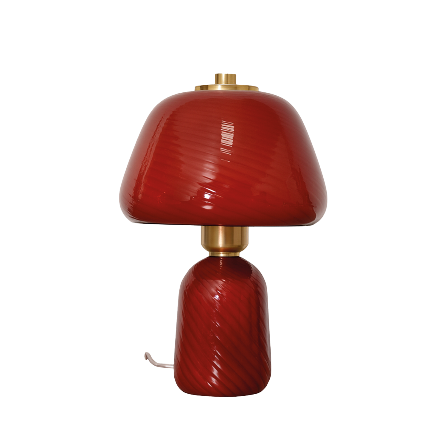 Appolon bordslampa Vinröd